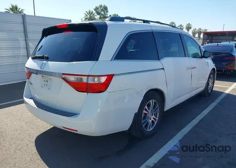 2011 Honda Odyssey Ex-L z USA, uszkodzony, nr VIN 5FNRL5H67BB091292